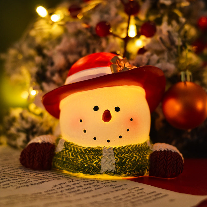Décorations de Noël à poser – petits animaux, bonhommes de neige et sapins