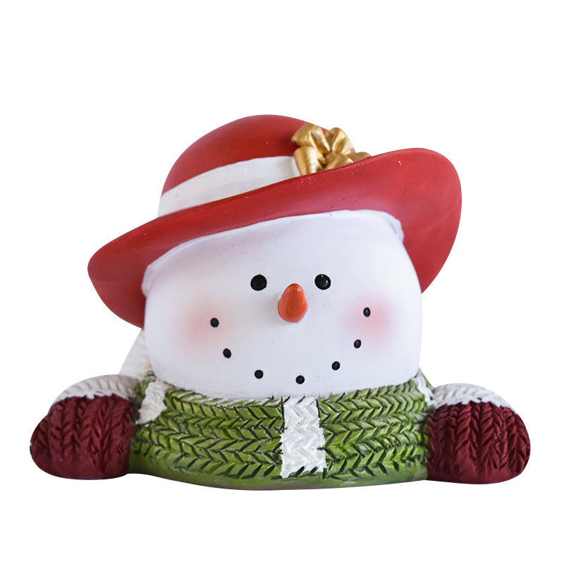Décorations de Noël à poser – petits animaux, bonhommes de neige et sapins