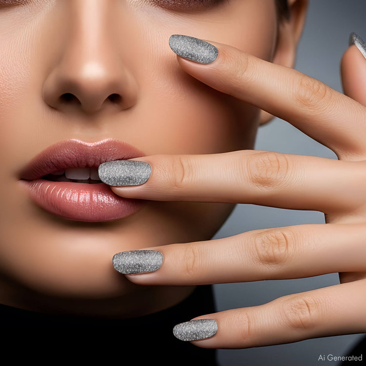 Gel Polish – Metallic Silver – DN070 – 7ml – HEMA Free