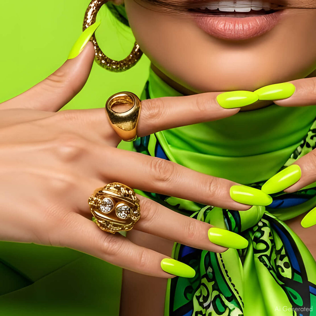 Gel Polish – Neon Green – DN153 – 7ml – HEMA Free