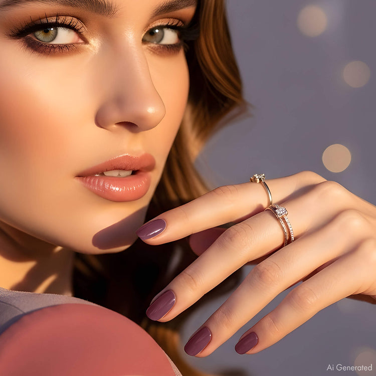 Gel Polish – Dark Mauve – DN053 – 4ml – HEMA Free
