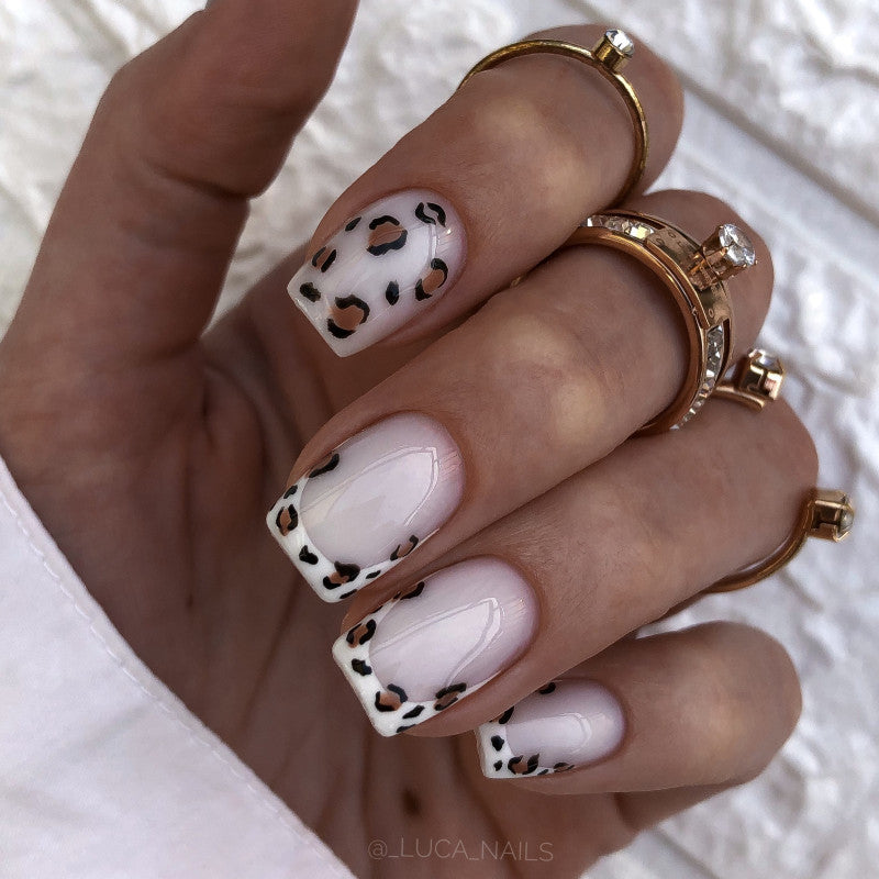 Hybrid Fiberglass Base Gel Polish in white (7 ml)