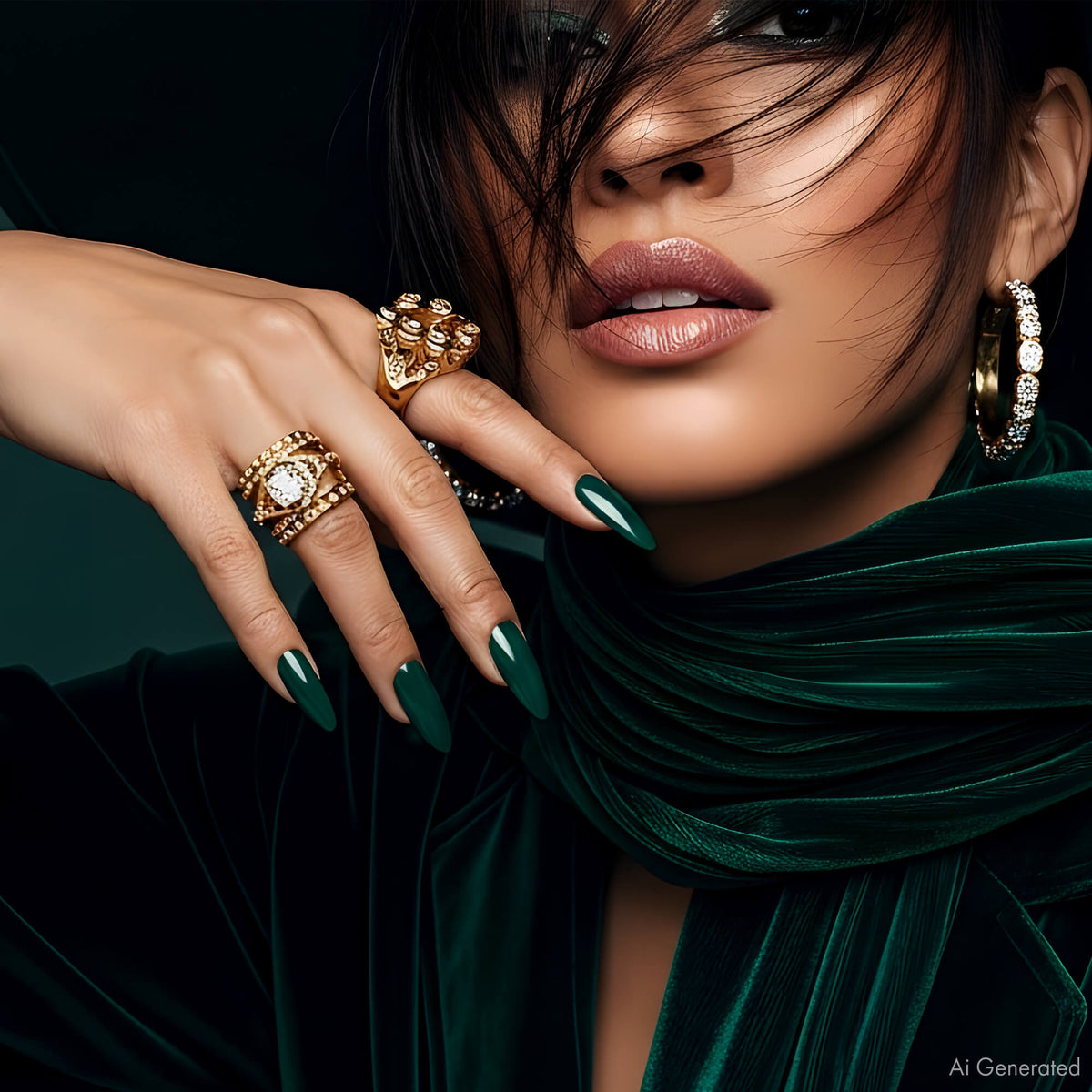 Gel Polish – Green Velvet – DN009 – 7ml – HEMA Free