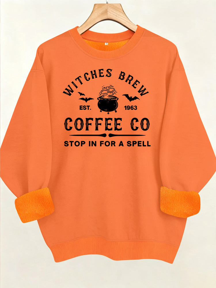 Sweat femme ample à col rond et imprimé lettres