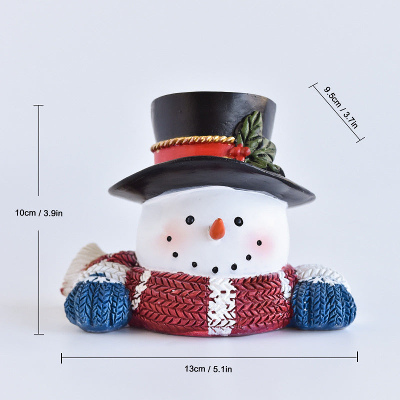 Décorations de Noël à poser – petits animaux, bonhommes de neige et sapins