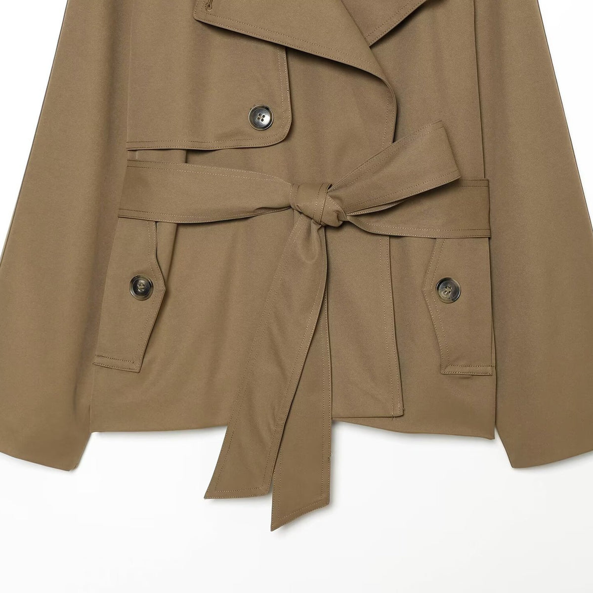 Veste femme kaki à manches longues