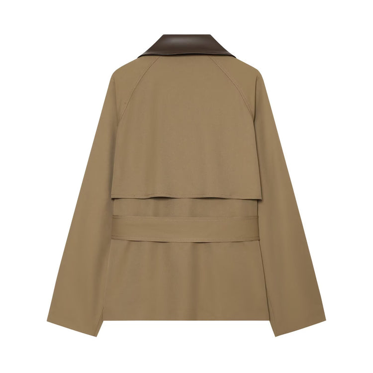 Veste femme kaki à manches longues