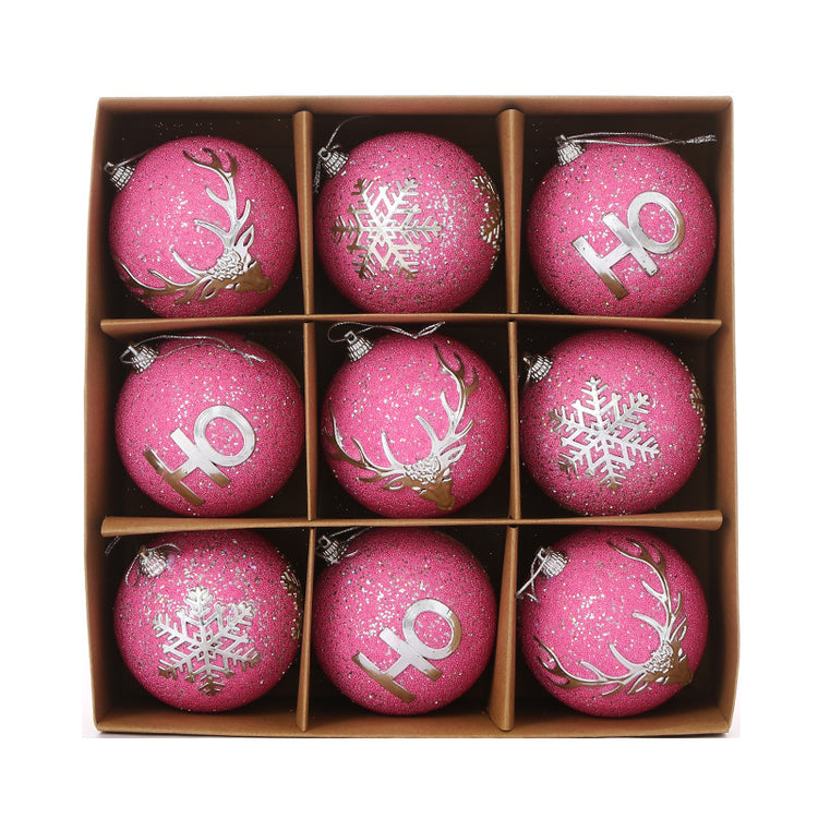 Boules de Noël décoratives – 8 cm