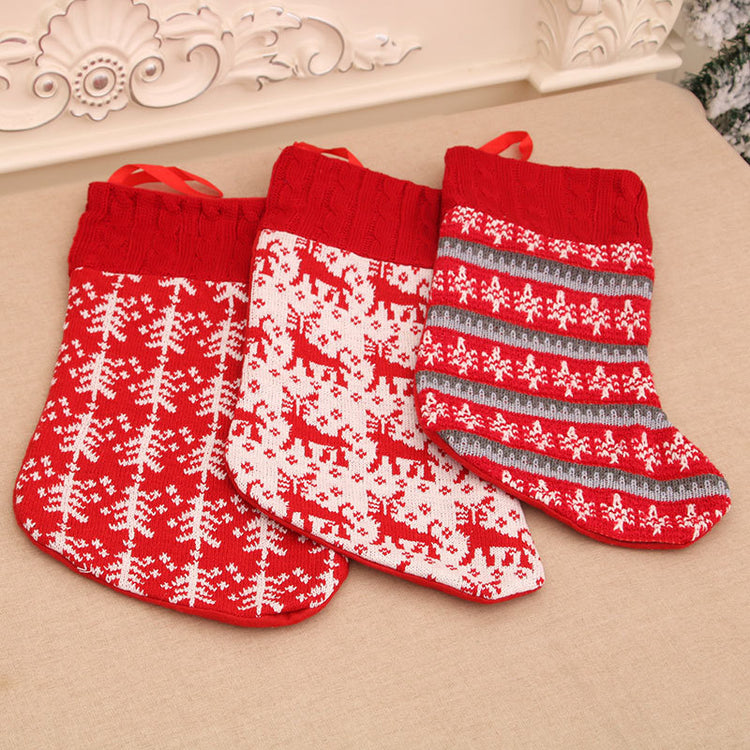 Chaussettes de Noël à suspendre – sacs cadeaux décoratifs