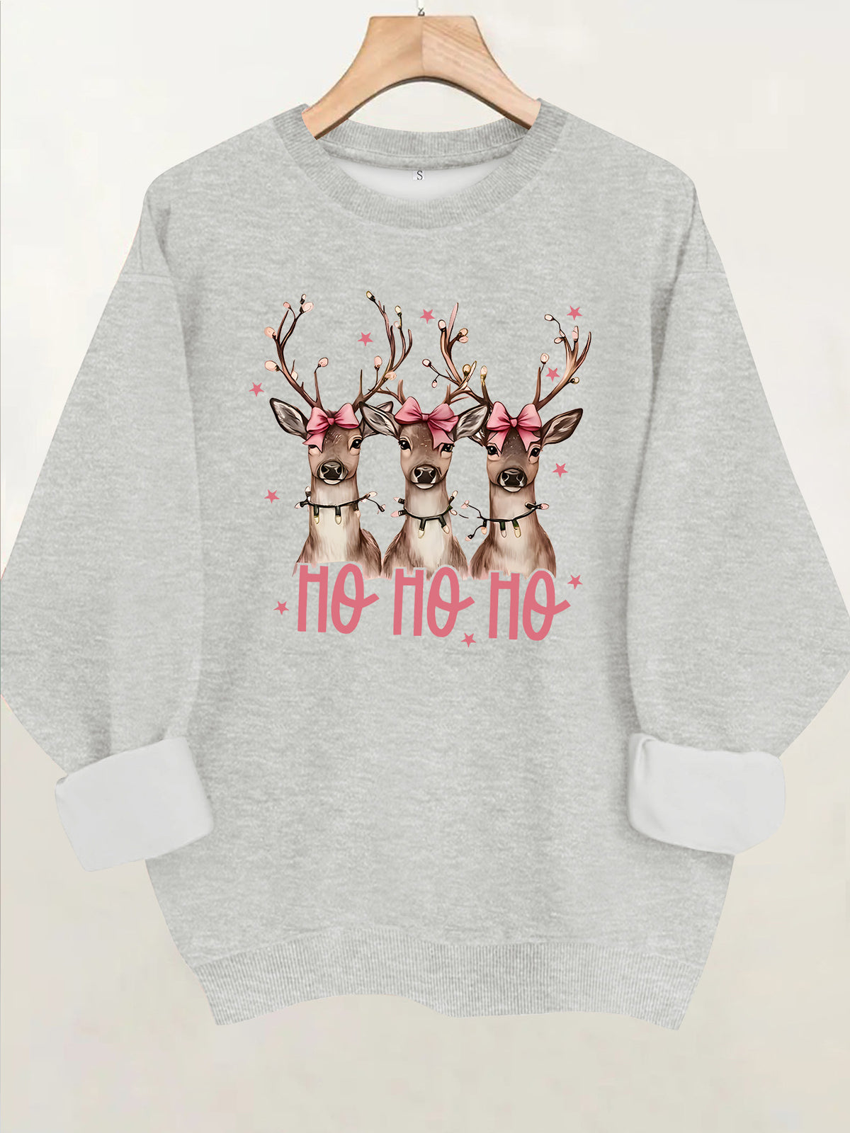 Sweat à capuche de Noël à motif cerf
