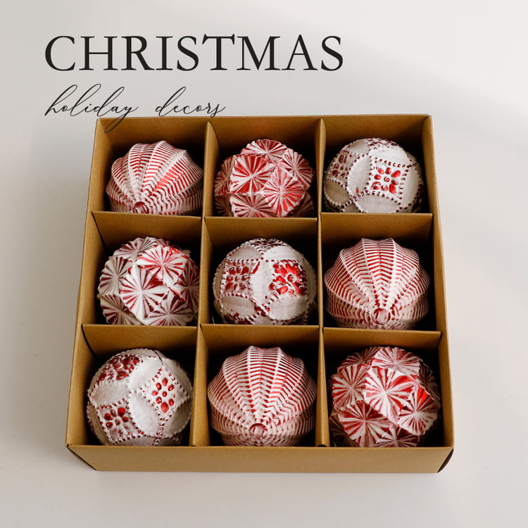 Boules de Noël décoratives à suspendre