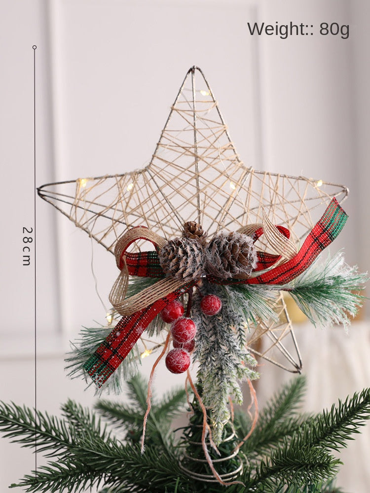 Décorations de Noël à suspendre – Pommes de pin dorées