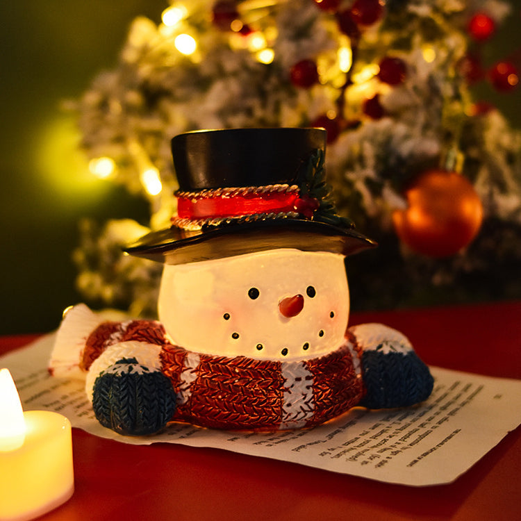Décorations de Noël à poser – petits animaux, bonhommes de neige et sapins