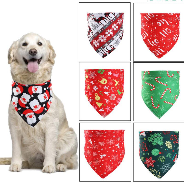 Bavoir de Noël pour animaux de compagnie
