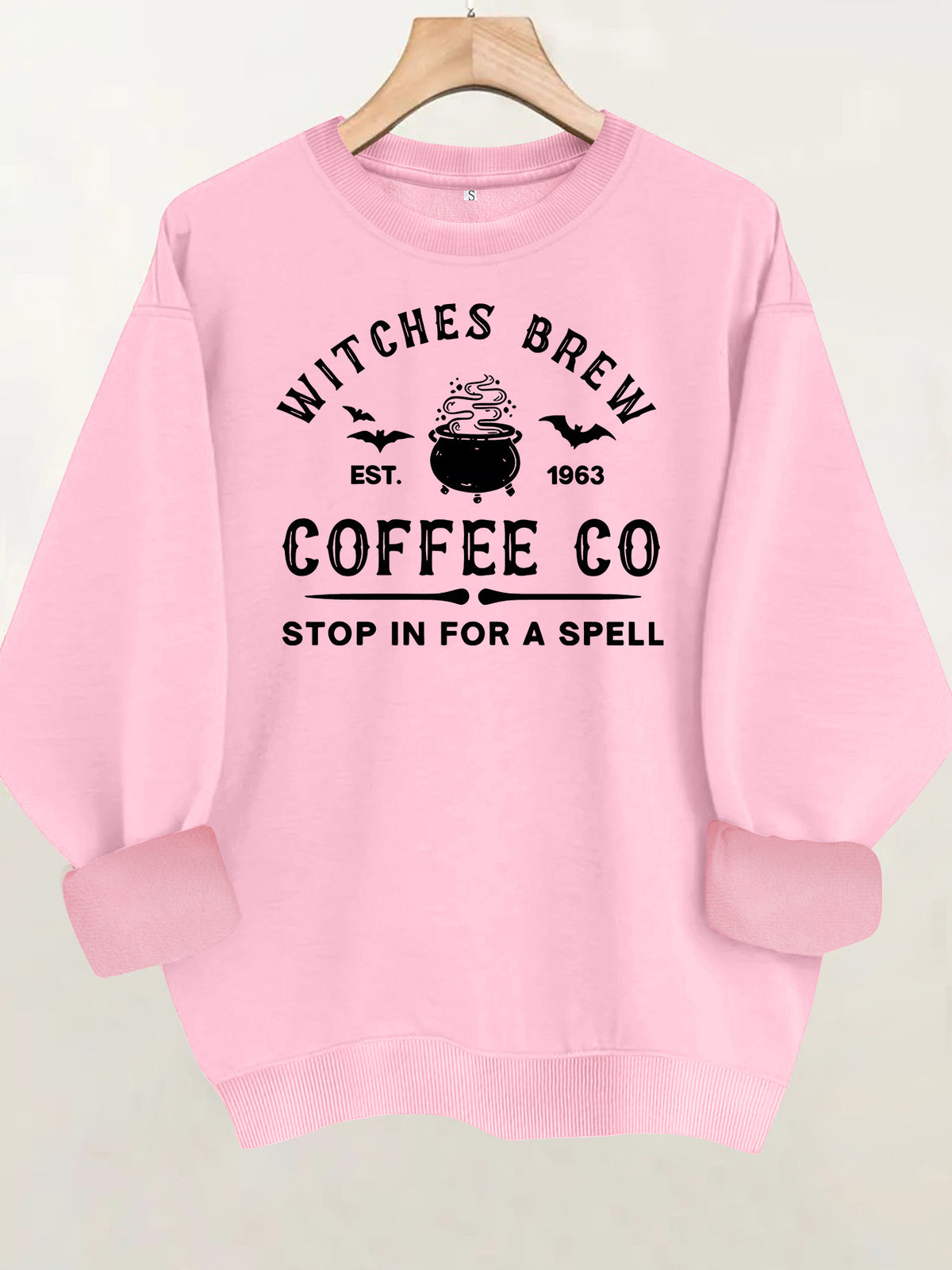 Sweat femme ample à col rond et imprimé lettres