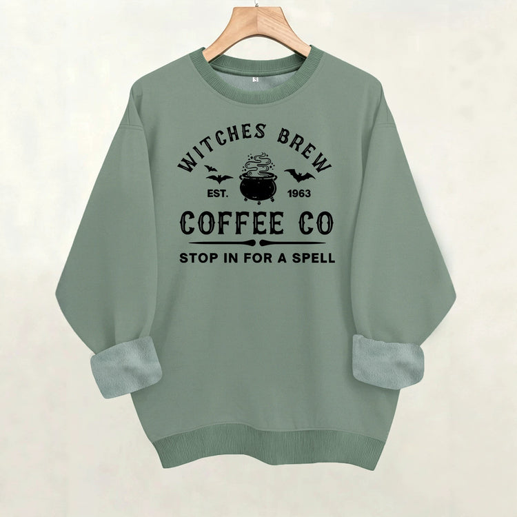 Sweat femme ample à col rond et imprimé lettres