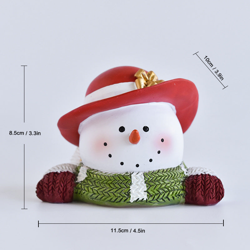 Décorations de Noël à poser – petits animaux, bonhommes de neige et sapins