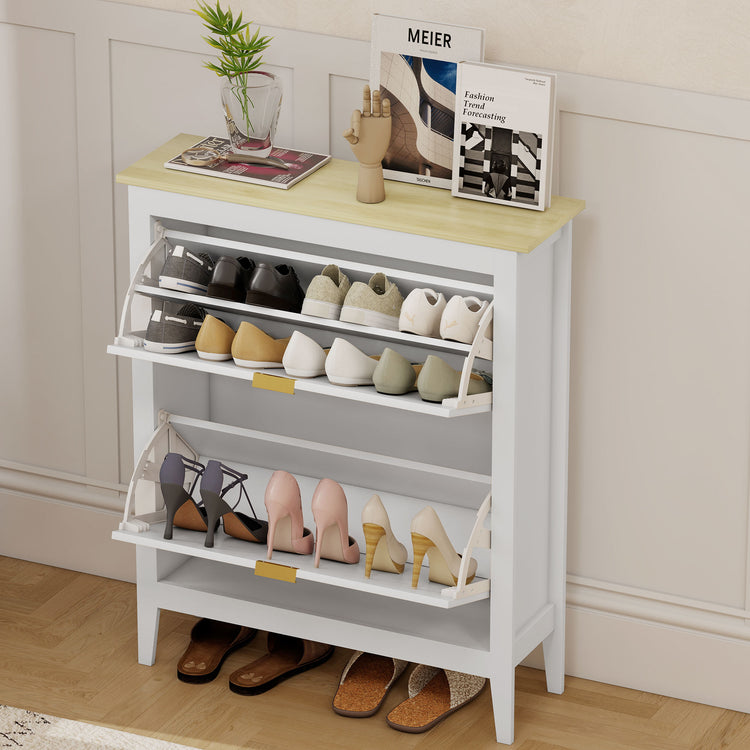 Meuble à chaussures, blanc