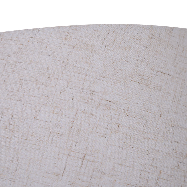 Lampadaire design contemporain dim. 40L x 40l x 160H cm 40 W max. 3 étagères intégrées bois massif pin métal noir lin beige