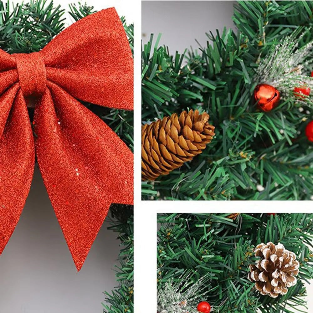 Couronne de Noël pour porte – 60 cm