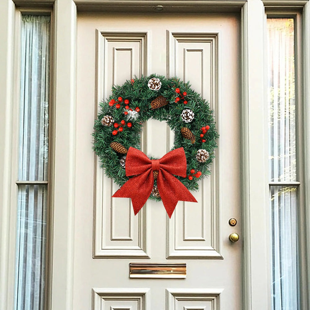 Couronne de Noël pour porte – 60 cm