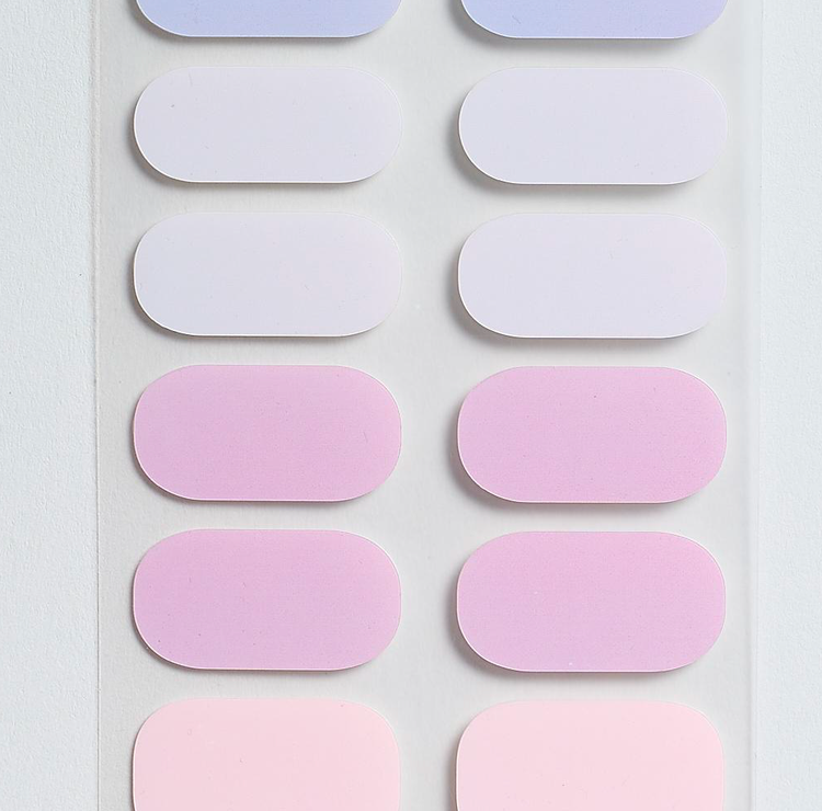 Pastel Colors Gel Nails